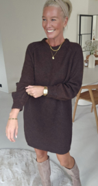 SELMA knit dress chocolat