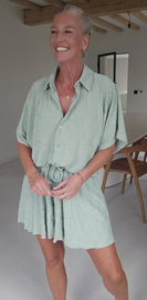 BEACH TIME terry set soft mint
