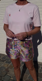 DARCEY shorts flowered lilac