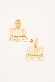 APOLINNE dangling earrings gold