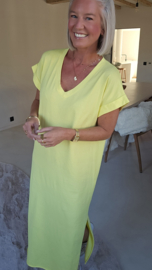 MELTE maxi T-shirt dress yellow