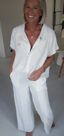 SAMI terry set white