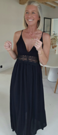 VANDA maxi dress black