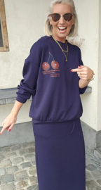 CHERRY sweatshirt navy