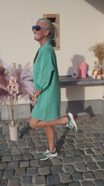 THE PERFECT JEANS 2 longsleeve dress bright green