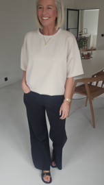 MEREDITH wide leg jeans black