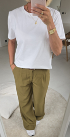 BASIC cotton T-shirt white