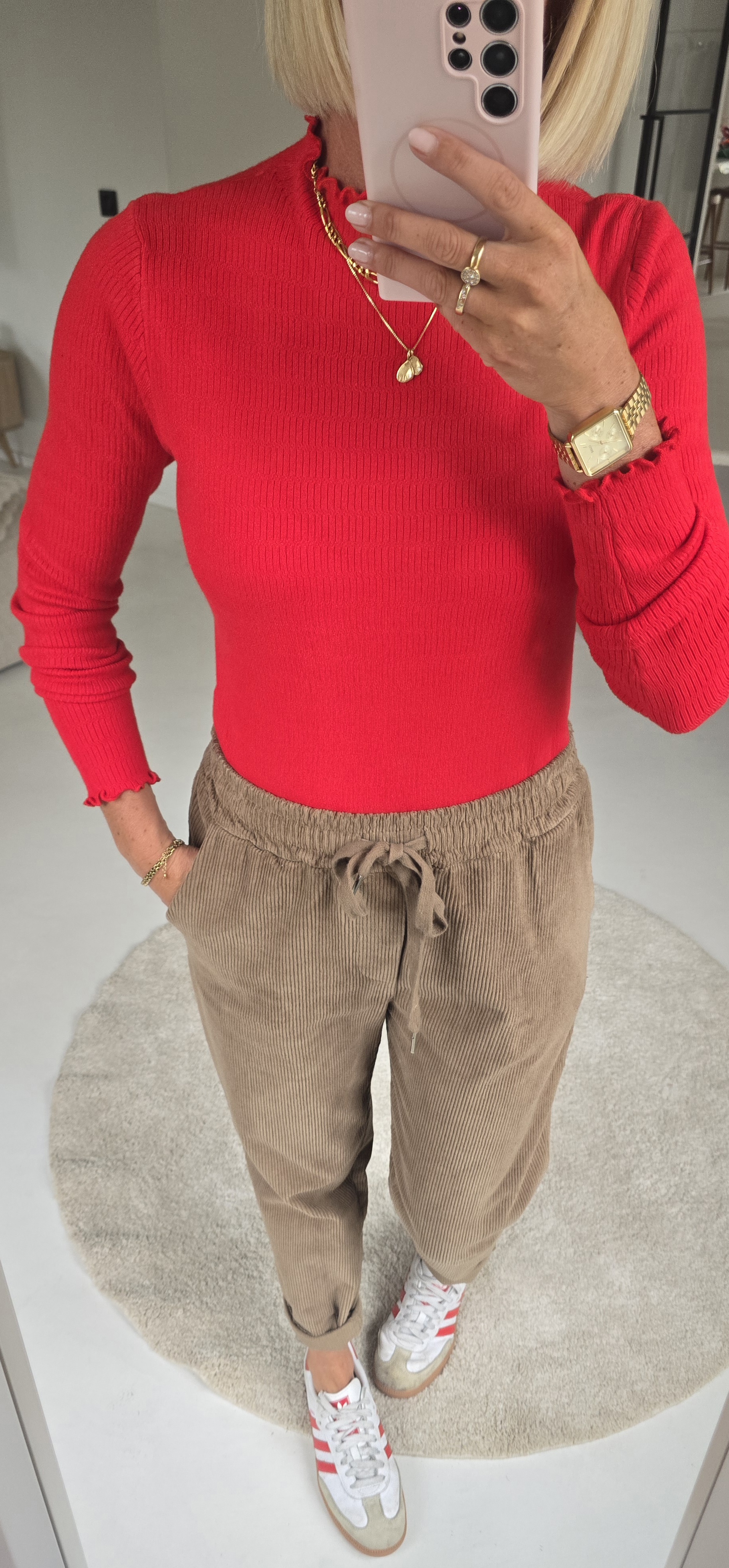 SOFTIE softest longsleeve red