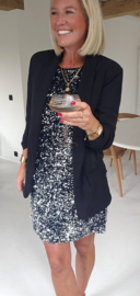 PARTY TIME glitter dress silver