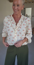 LORETTA tetra flower shirt