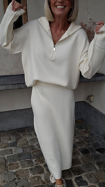 JESS knit set ecru
