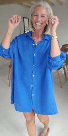 AMALFI tetra shirt dress kobalt blue