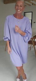 ARIEL sweatshirt dress lilac