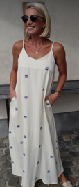 ELOISE maxi viscose dress ecru