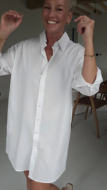 FAYE shirt dress white