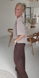 JOJO T-shirt tee taupe