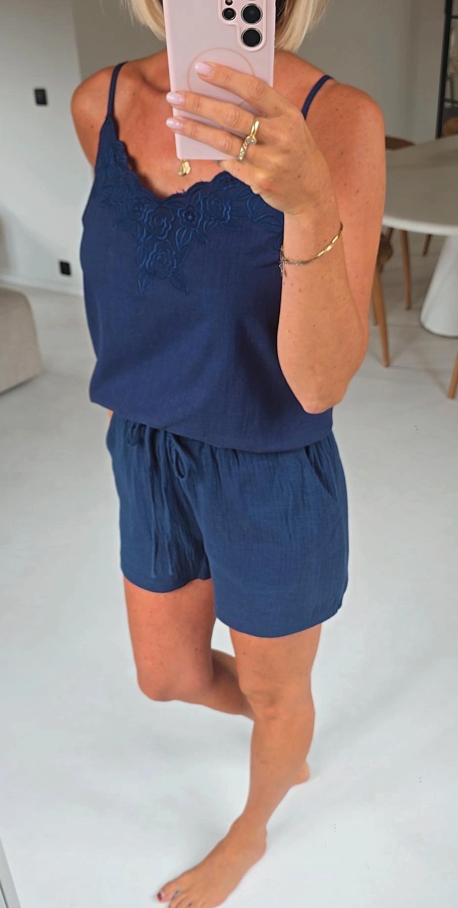 SPAIN cotton set navy