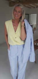 CECILIA suit pants pastel blue
