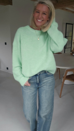 BEZIERS soft knit fresh apple green