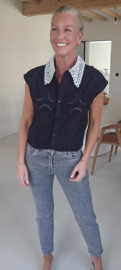 LORA 2 relax jeans washed darker grey
