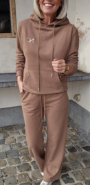 LOENA jogger set taupe