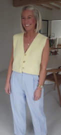 CECILIA suit pants pastel blue