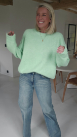 BEZIERS soft knit fresh apple green