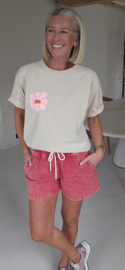 MADE FOR MORE cotton T-shirt beige