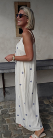ELOISE maxi viscose dress ecru