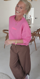ICONIC sweatshirt candy pink