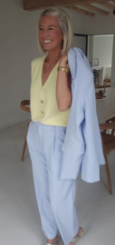 CECILIA suit pants pastel blue