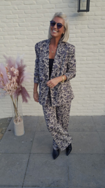 SHAYEN flower suit blazer velours