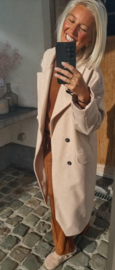 TRUDY maxi  coat beige