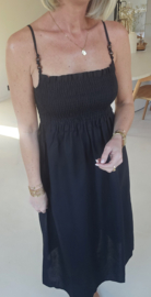 SANDRIN smock dress black