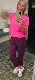 BASIC knit fuschia