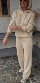 LOENA jogger set cream