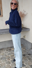 CHARI turleneck knit navy