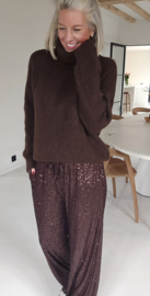 CHARLINE turleneck knit chocolat