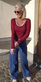 NOEMI wide leg jeans darker blue
