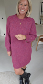 SELMA knit dress raspberry