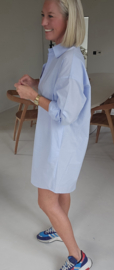 FAYE shirt dress soft blue