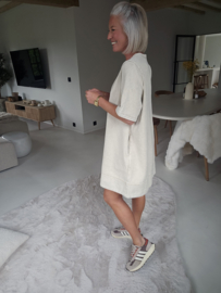 EMMA denim dress beige