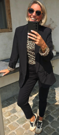 BASIC LEO blazer black