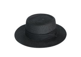 SUMMER straw hat black