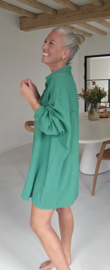 AMALFI tetra shirt dress green