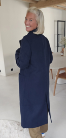 CARLI maxi coat navy