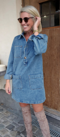 THE PERFECT jeans dress blue