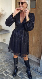 JAYLIN GLITTER dress black