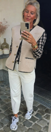 VICKY checkered cotton shirt