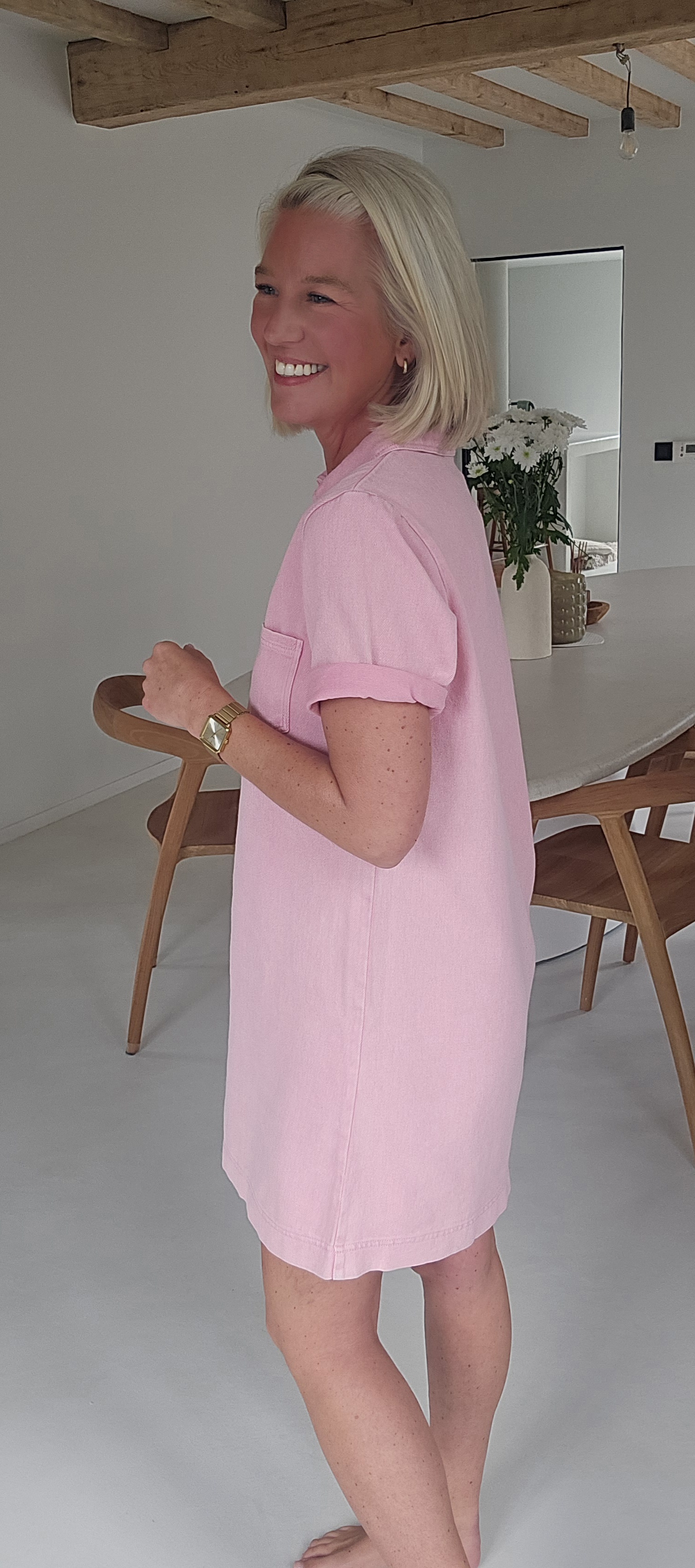 THE PERFECT JEANS 2 dress soft pink